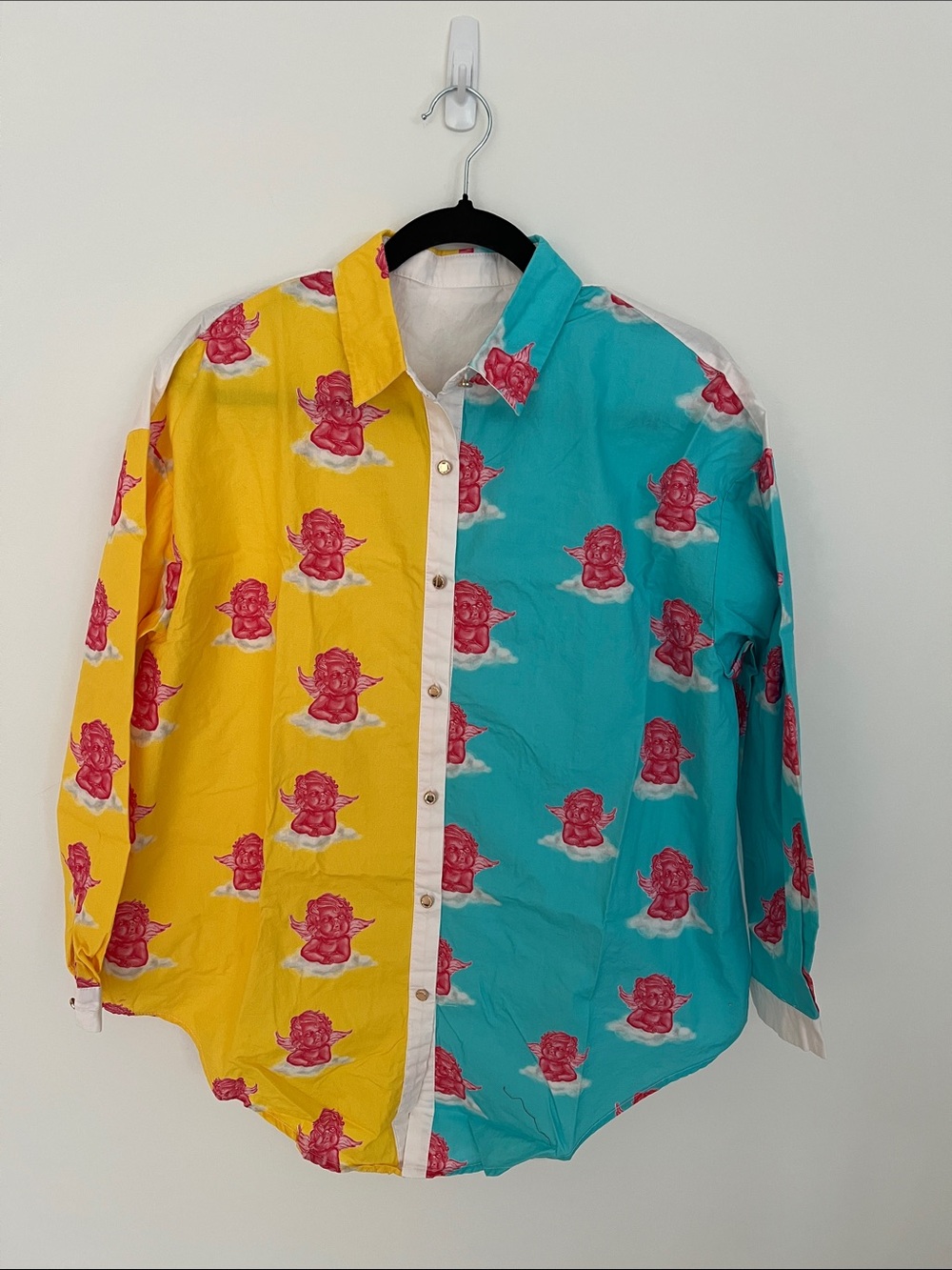 CHERUB | Colour-block Button Up Shirt